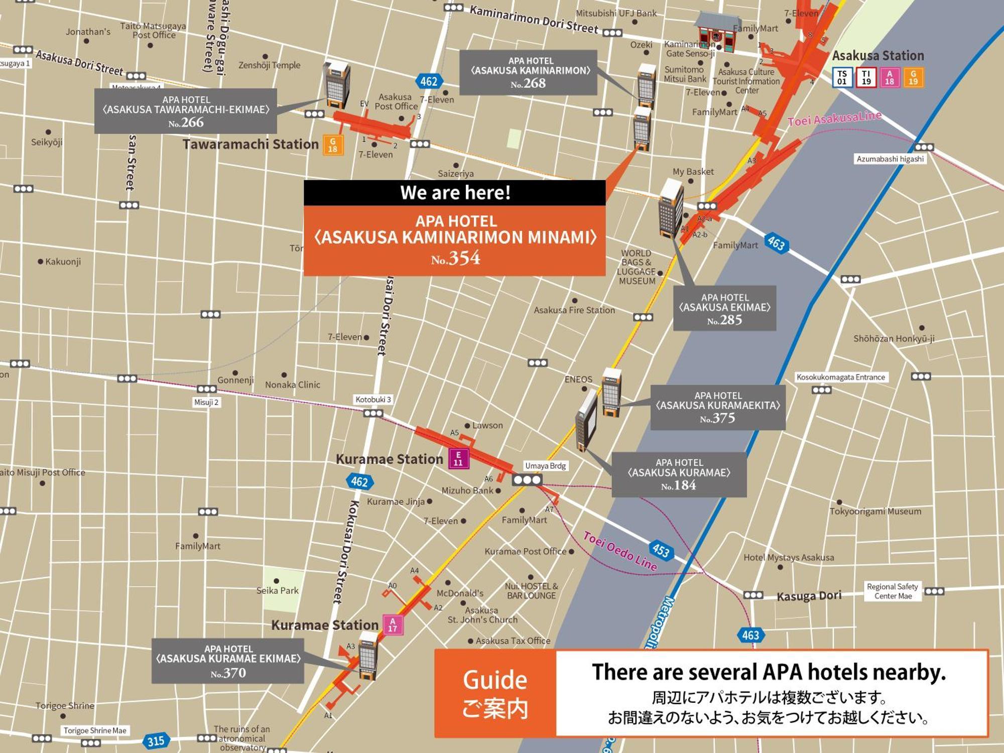 Apa Hotel Asakusa Kaminarimon Minami Tokyo Luaran gambar